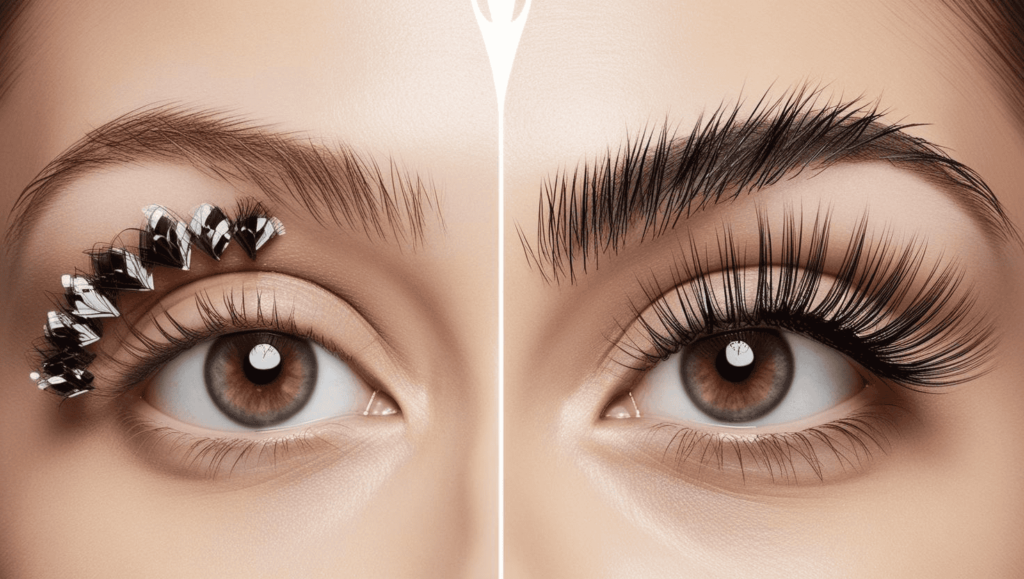 lash clusters vs lash extensions